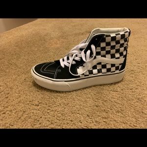 Vans checkered high tops !